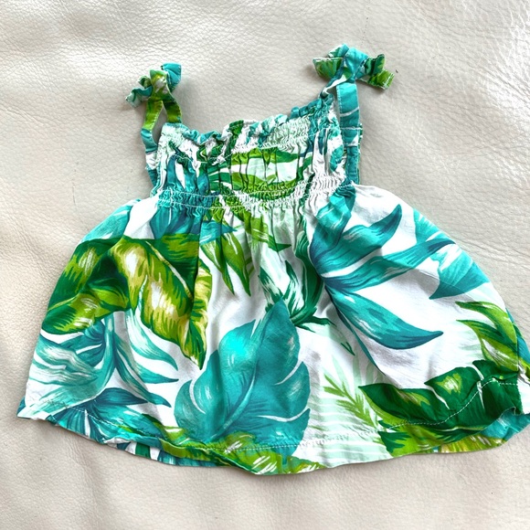 Carter's Other - 💥3/$15💥18M Tropical Sleeveless Spaghetti Strap Tank Top, Green Teal Tropical